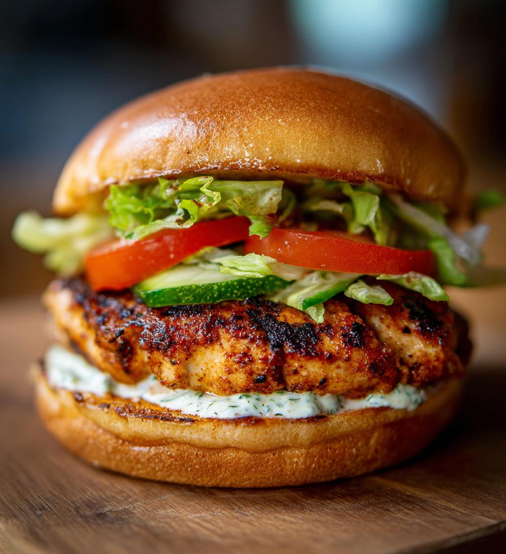 Jerk Chicken Burger