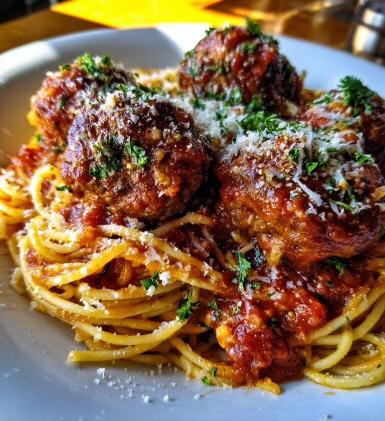 Meatballs and Pasta