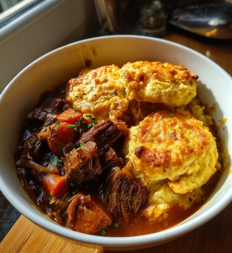 One Pot Wonder – Beef and Ale with Crispy Dumplings