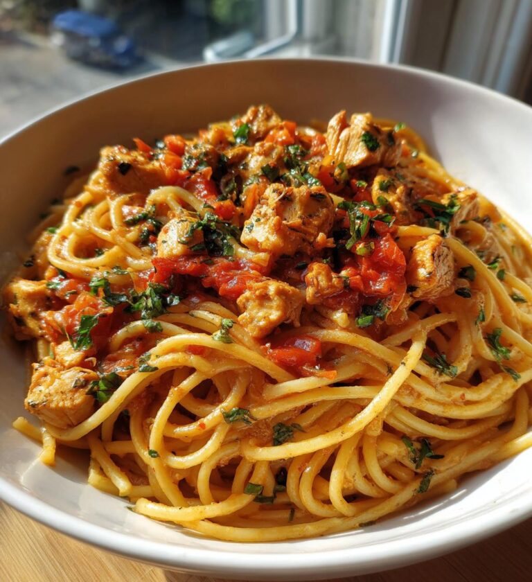 Spaghetti and Chicken