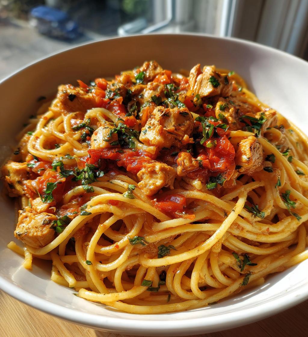Spaghetti and Chicken