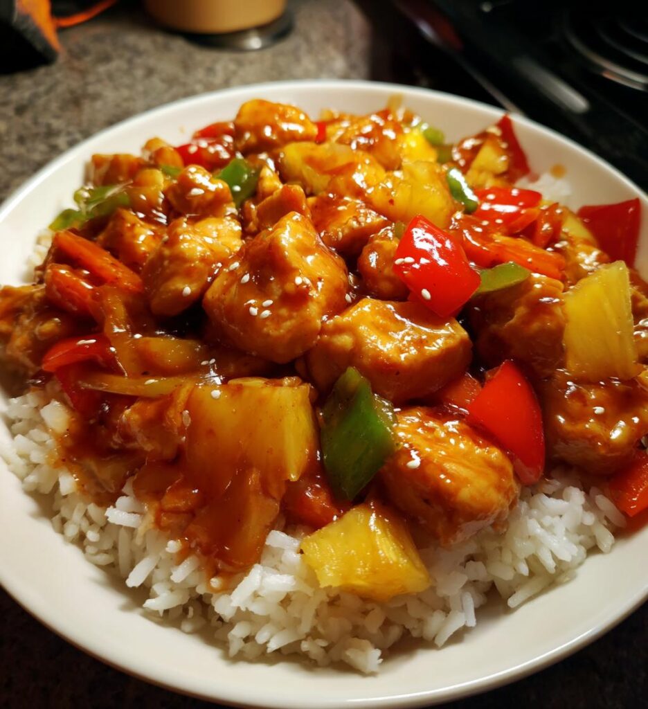 Sweet and Sour Chicken or Pork