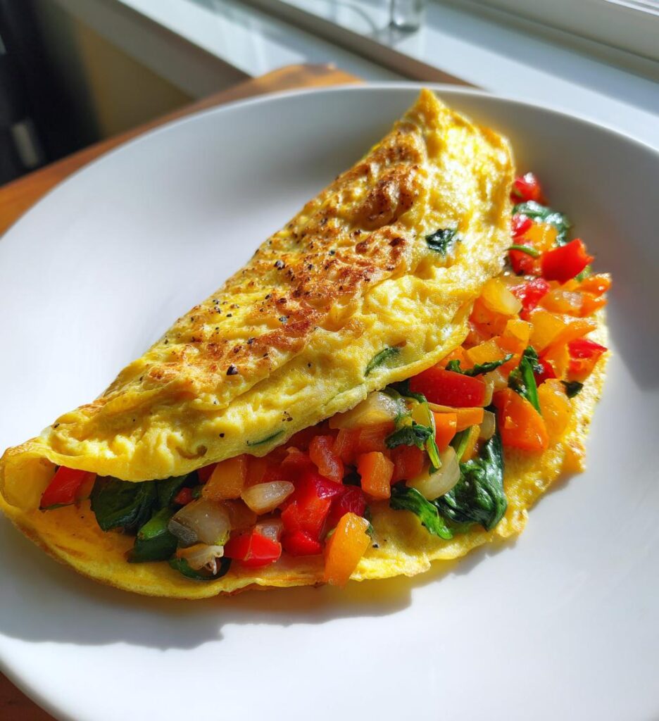 Vegetable Stuffed Omelette