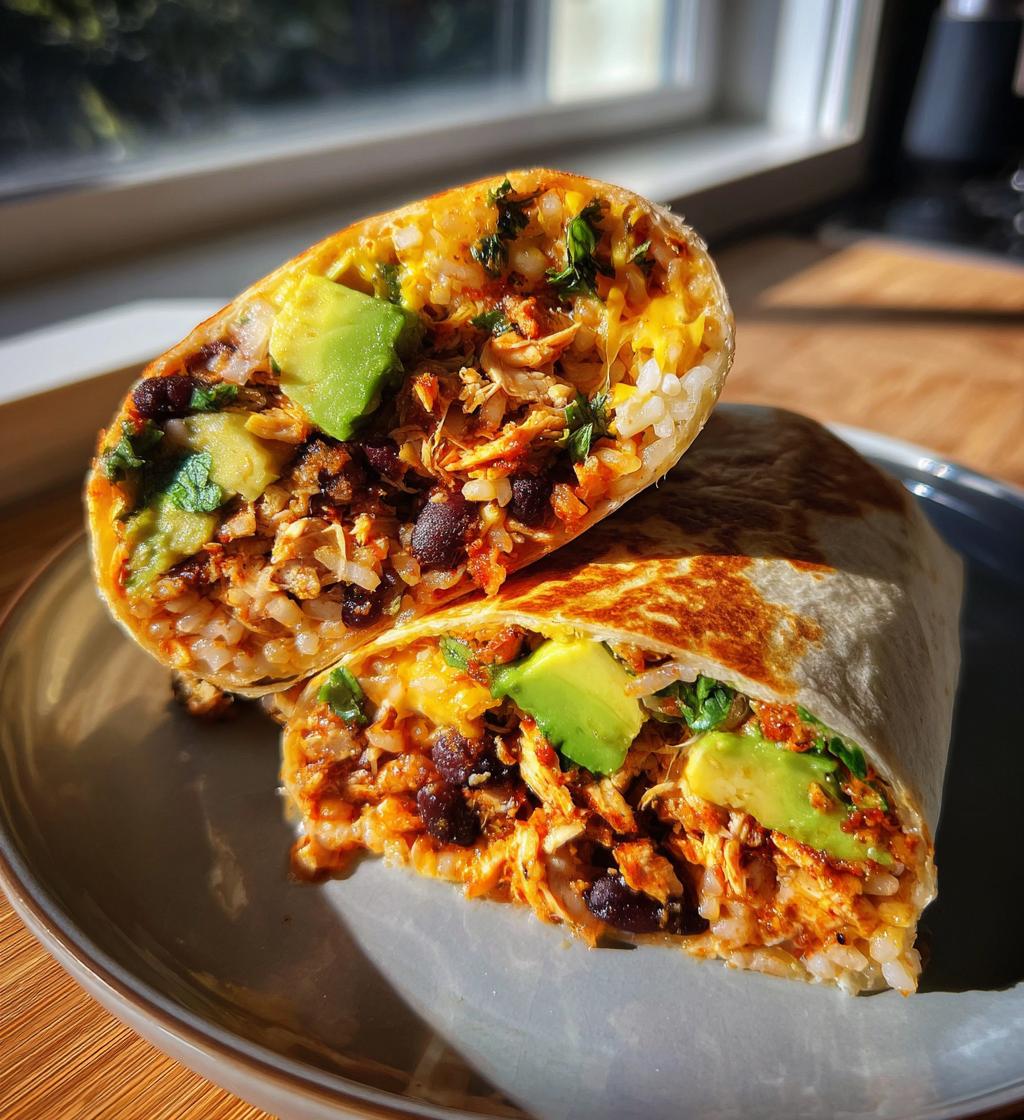 chicken burrito