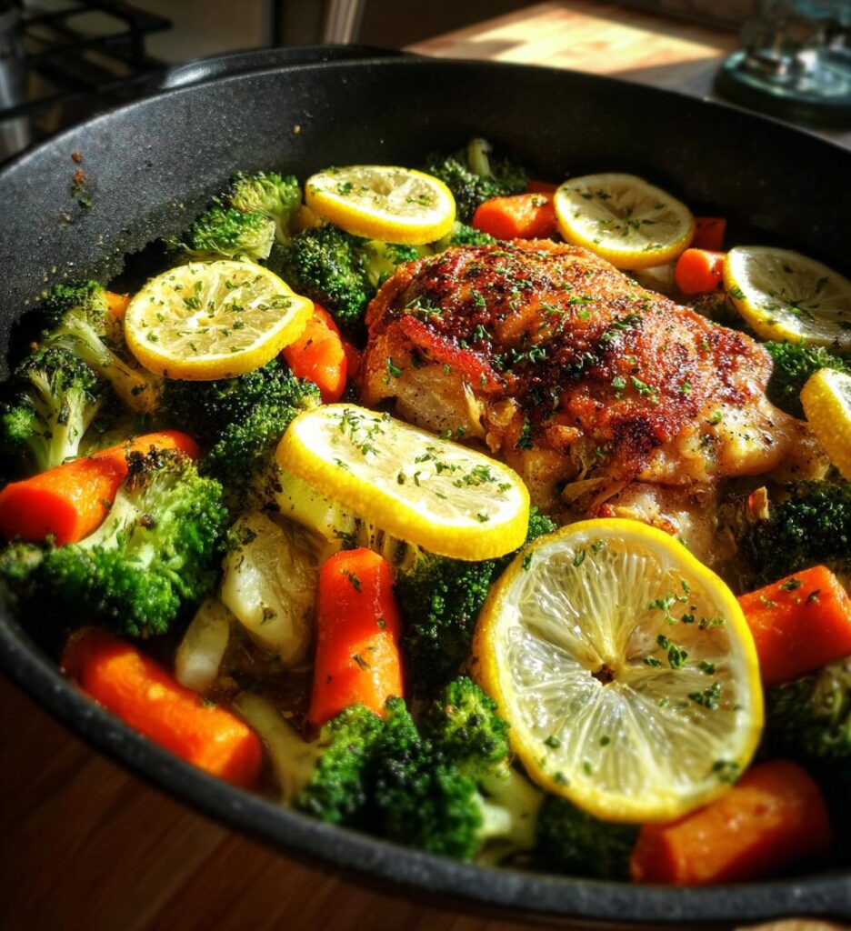 chicken thigh dinner