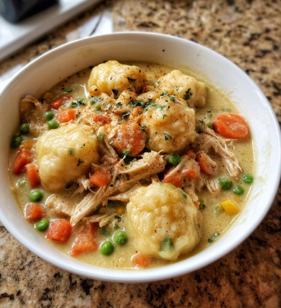 crockpot chicken and dumplings