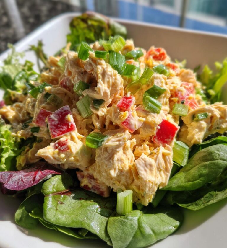 high protein chicken salad