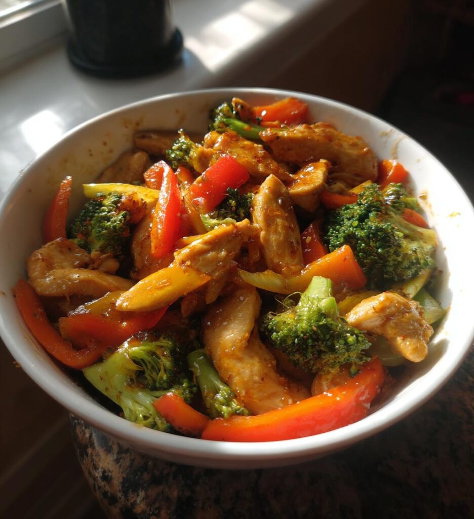 stir fry chicken