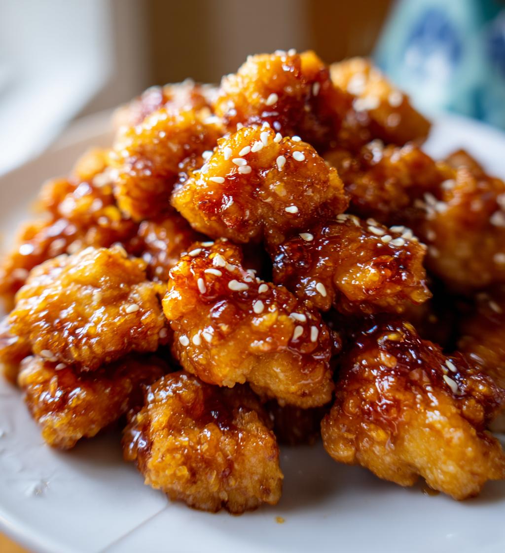 Air Fryer Honey Garlic Chicken Bites