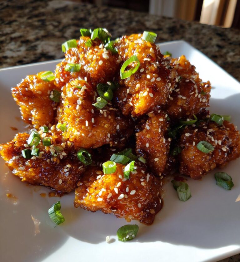 Air Fryer Sticky Orange Chicken Bites