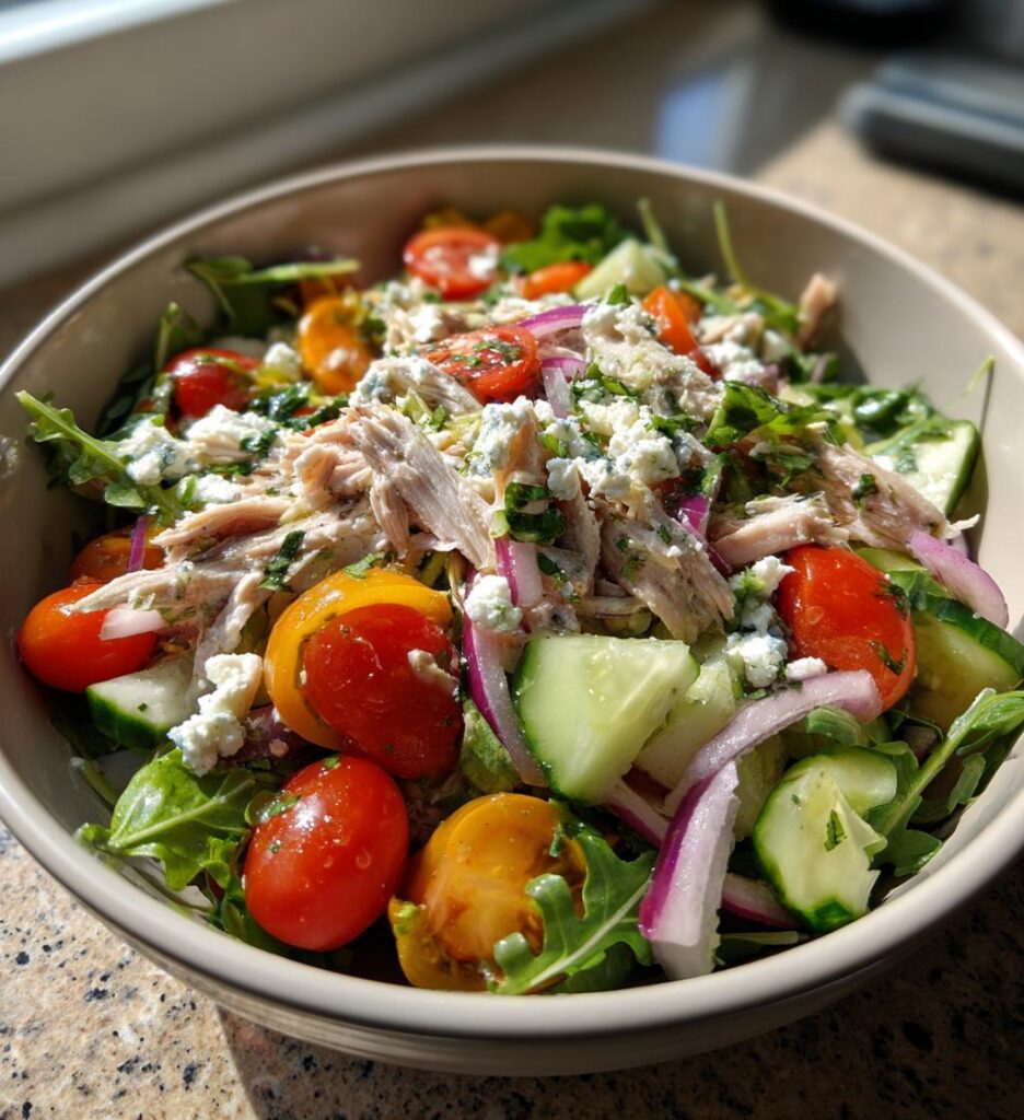 Chicken Salad with Arugula