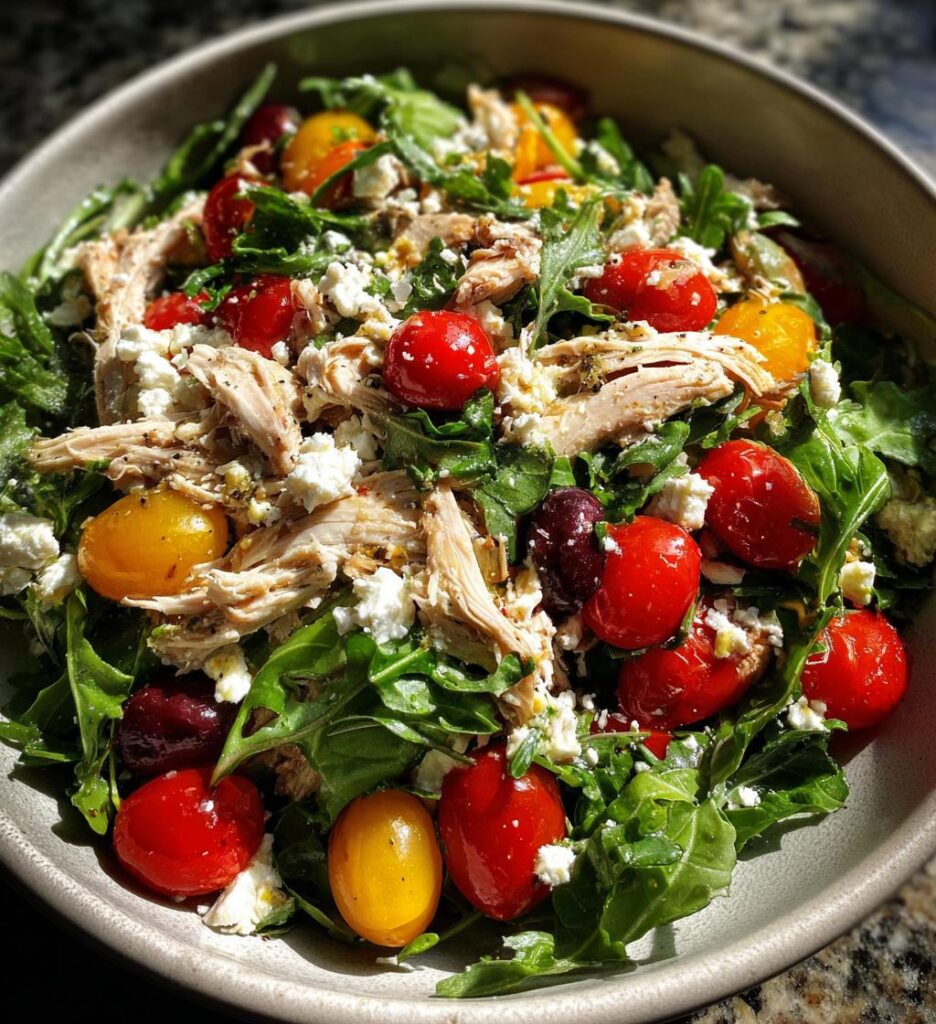 Chicken Salad with Arugula and Lemon