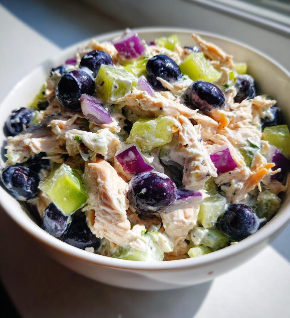 Chicken Salad with Blueberries