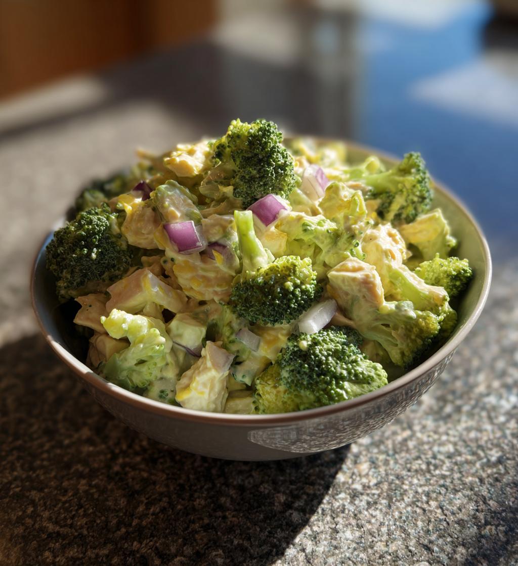 Chicken Salad with Broccoli and Lemon