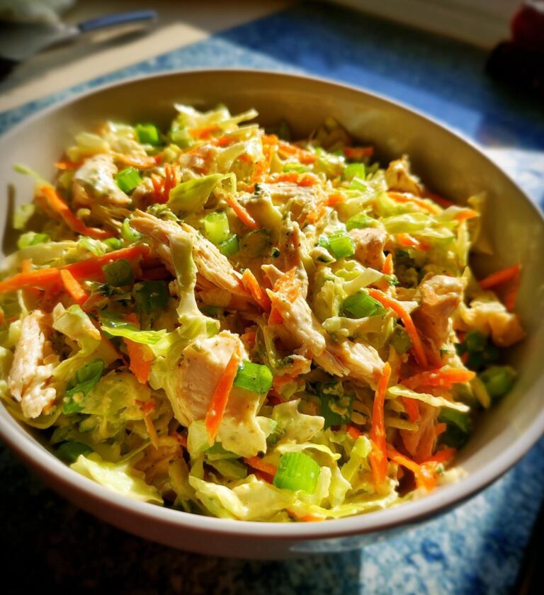 Chicken Salad with Cabbage