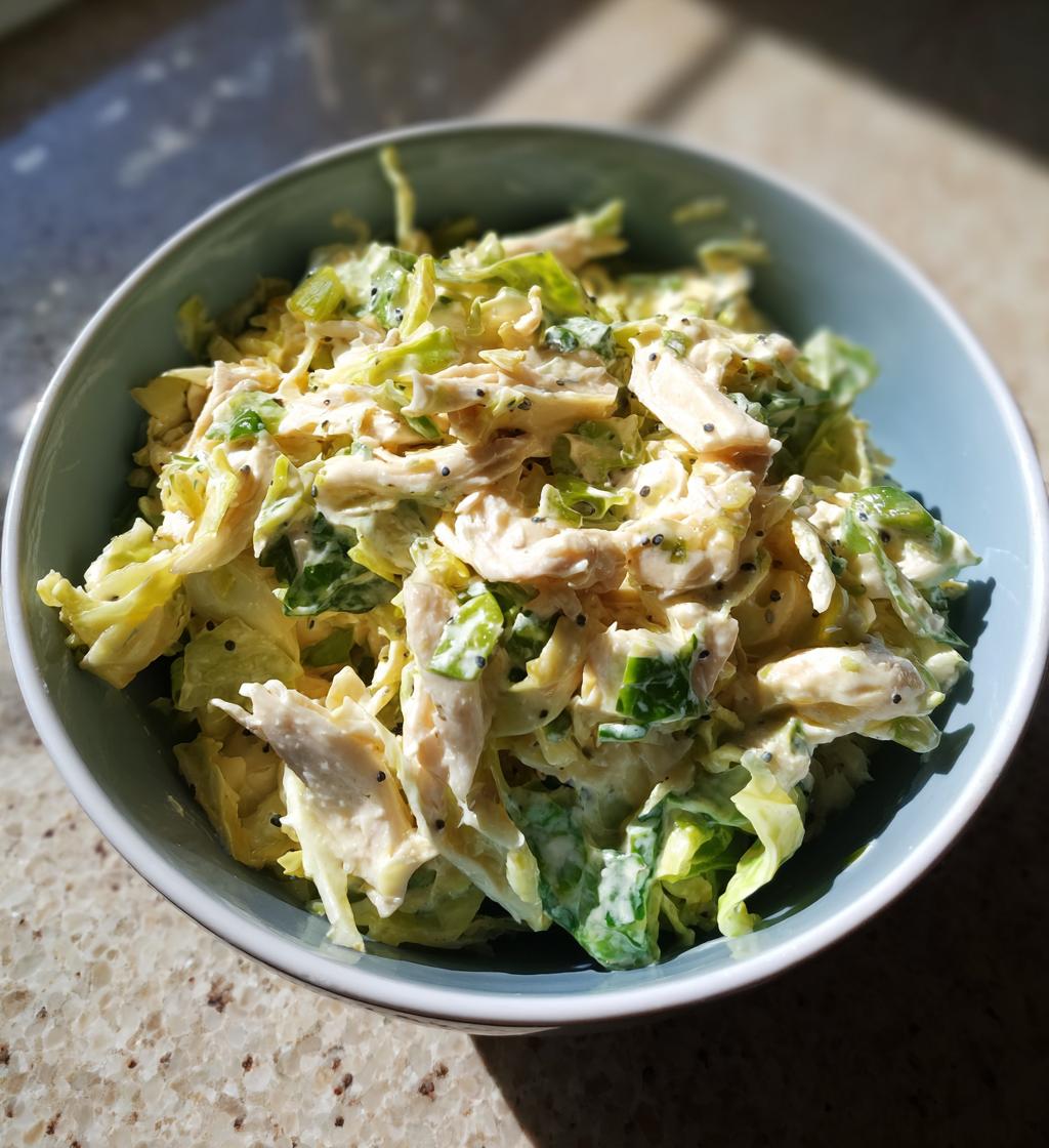 Chicken Salad with Cabbage and Caraway