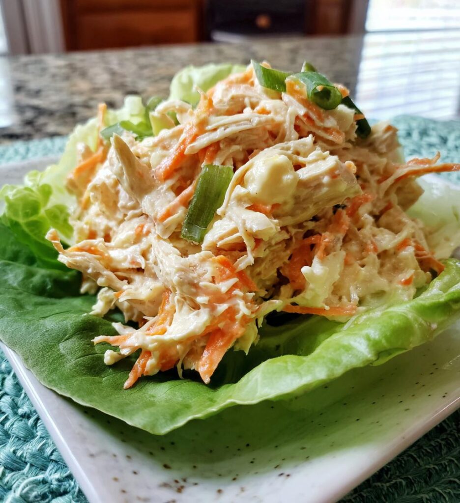 Chicken Salad with Carrots and Ginger
