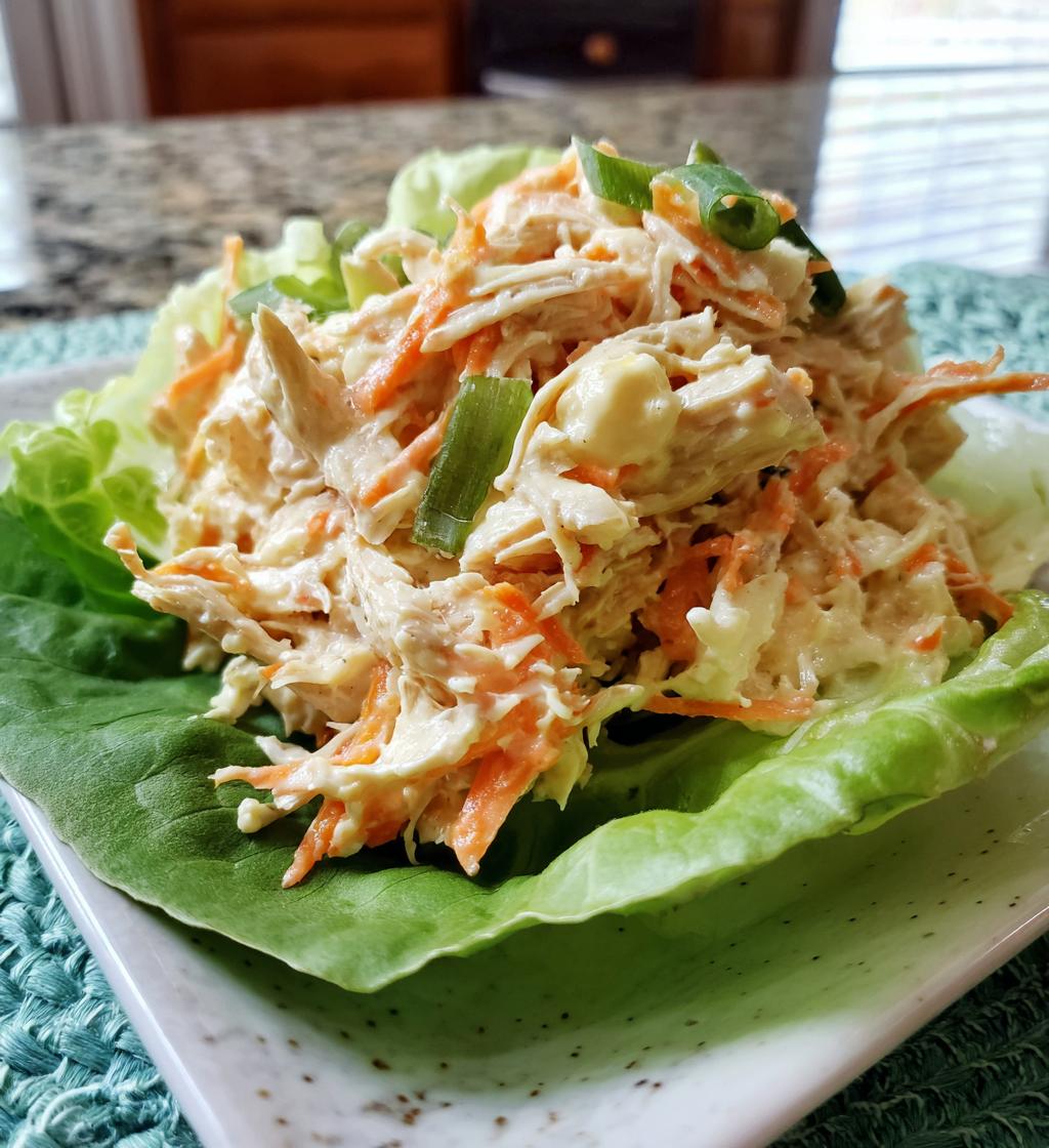 Chicken Salad with Carrots and Ginger