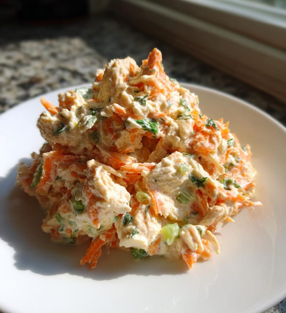 Chicken Salad with Carrots and Honey