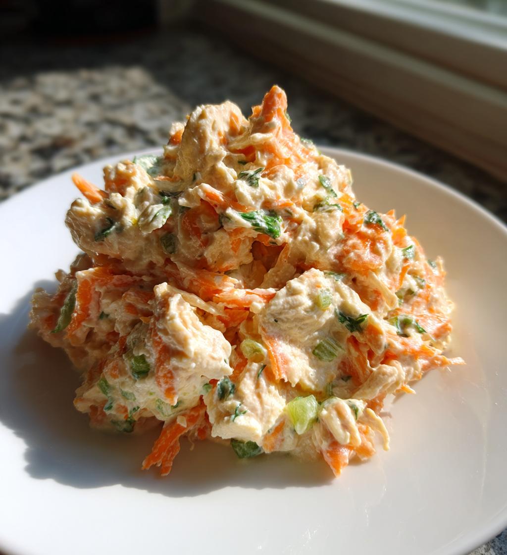 Chicken Salad with Carrots and Honey
