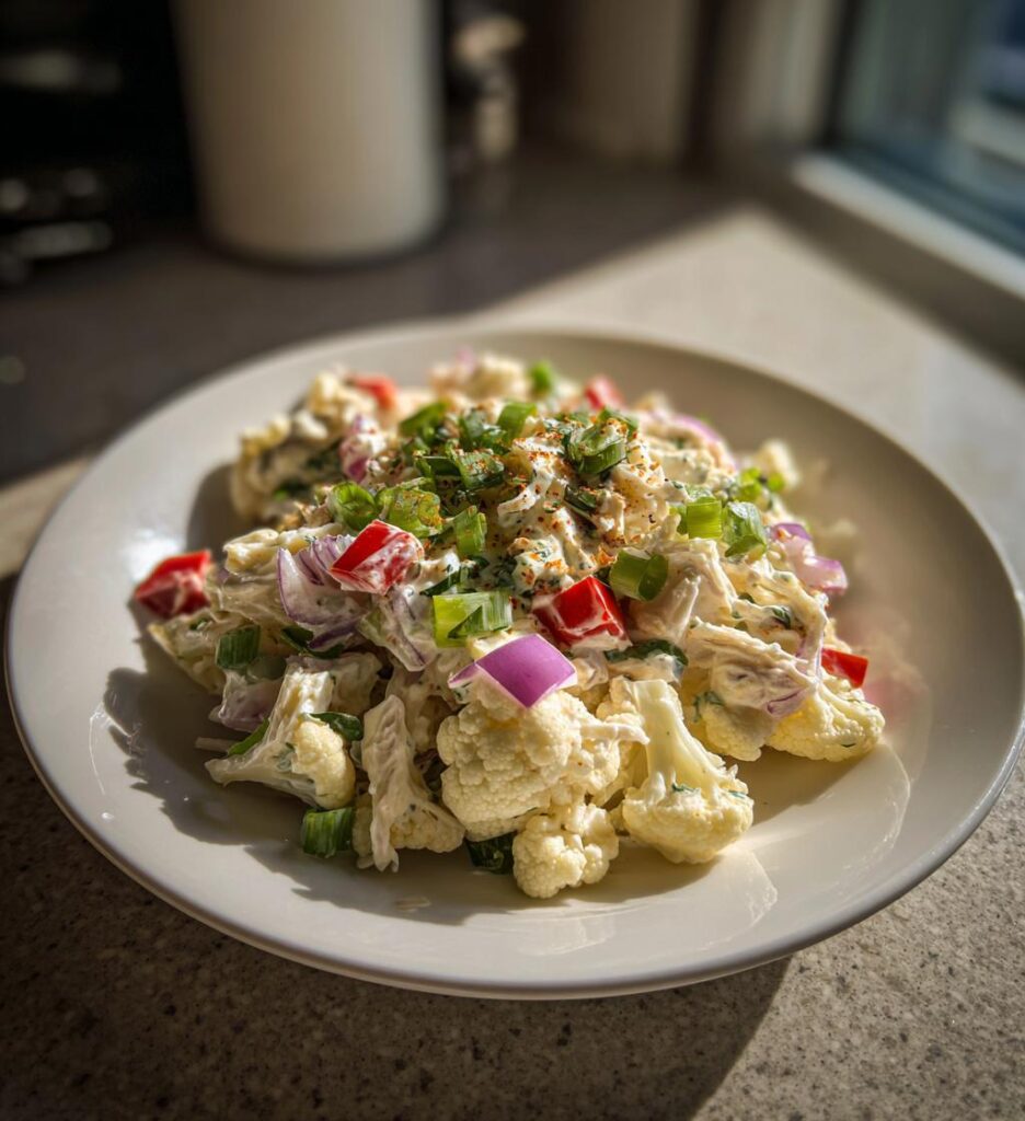 Chicken Salad with Cauliflower