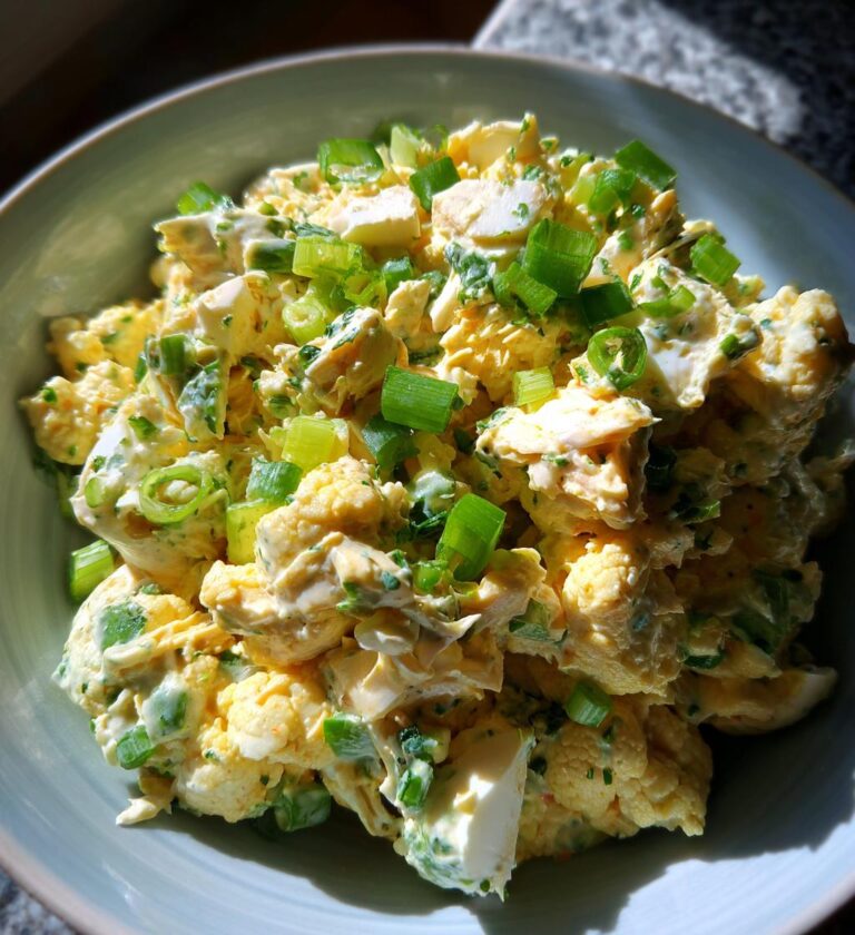 Chicken Salad with Cauliflower and Curry