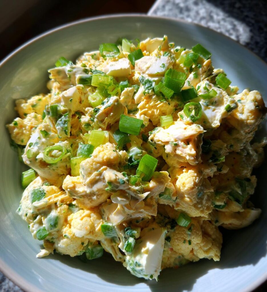 Chicken Salad with Cauliflower and Curry