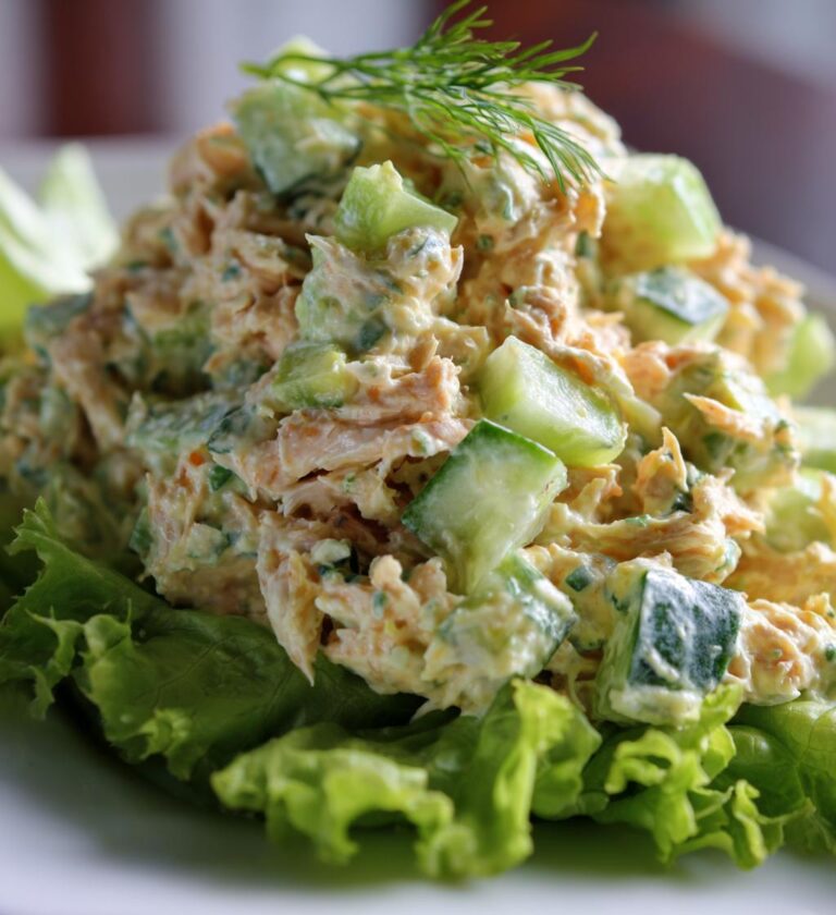 Chicken Salad with Cucumber