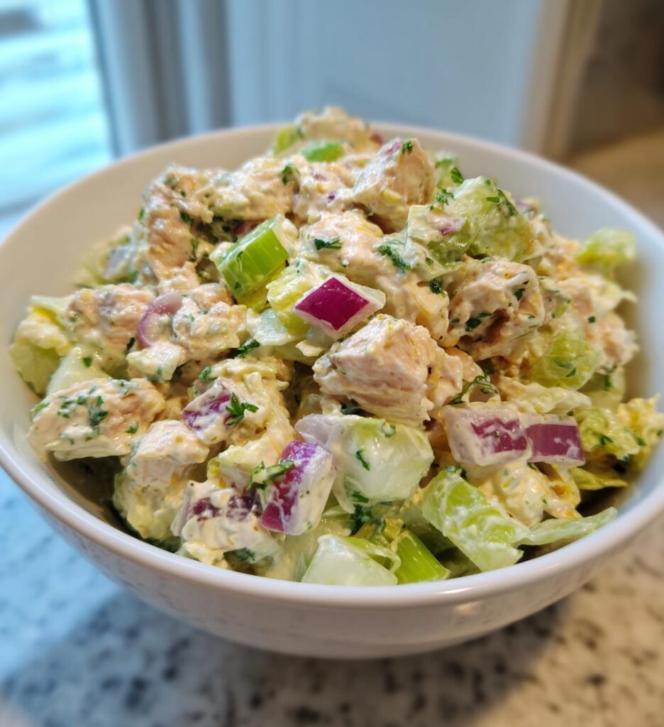 Chicken Salad with Iceberg