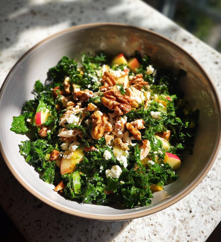Chicken Salad with Kale and Apple