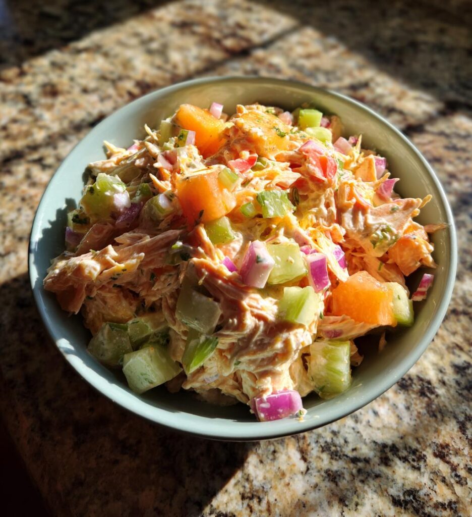 Chicken Salad with Melon