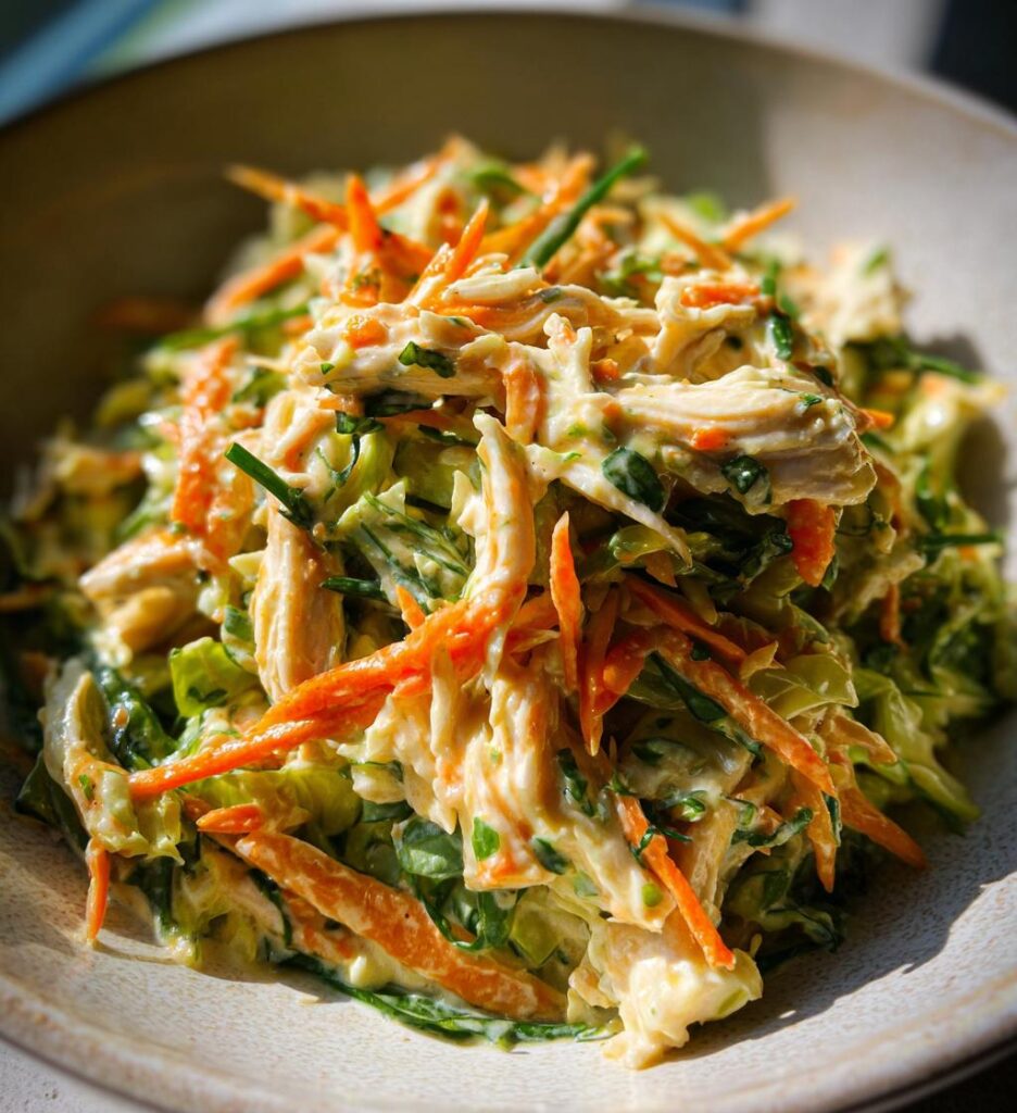 Chicken Salad with Napa Cabbage
