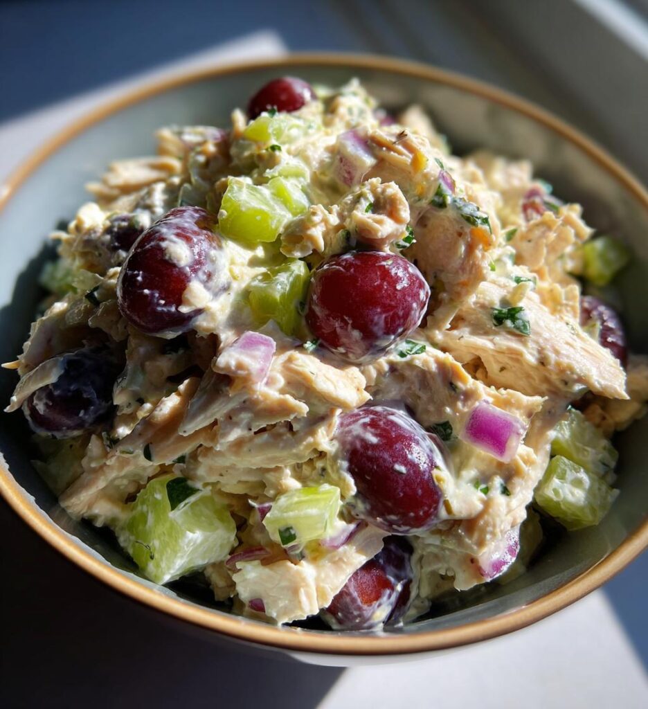 Chicken Salad with Plums