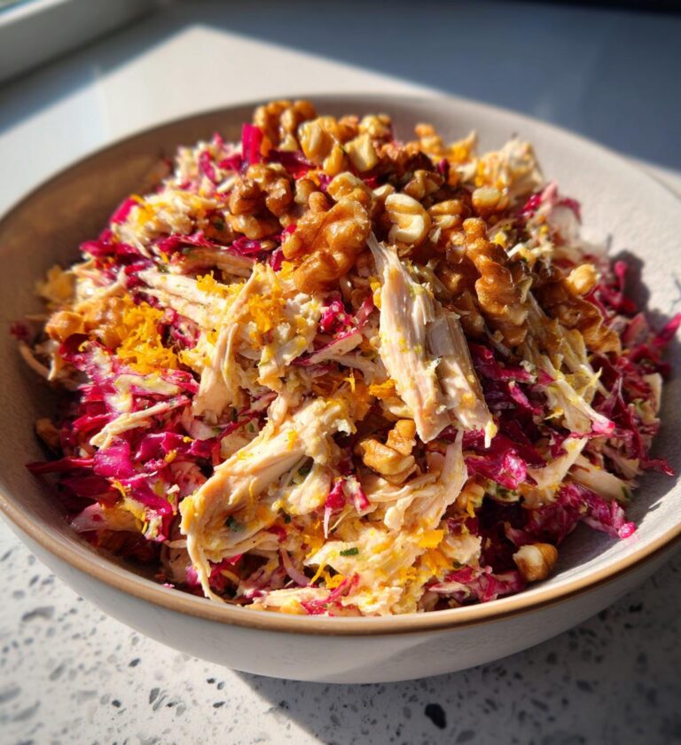 Chicken Salad with Radicchio and Walnuts