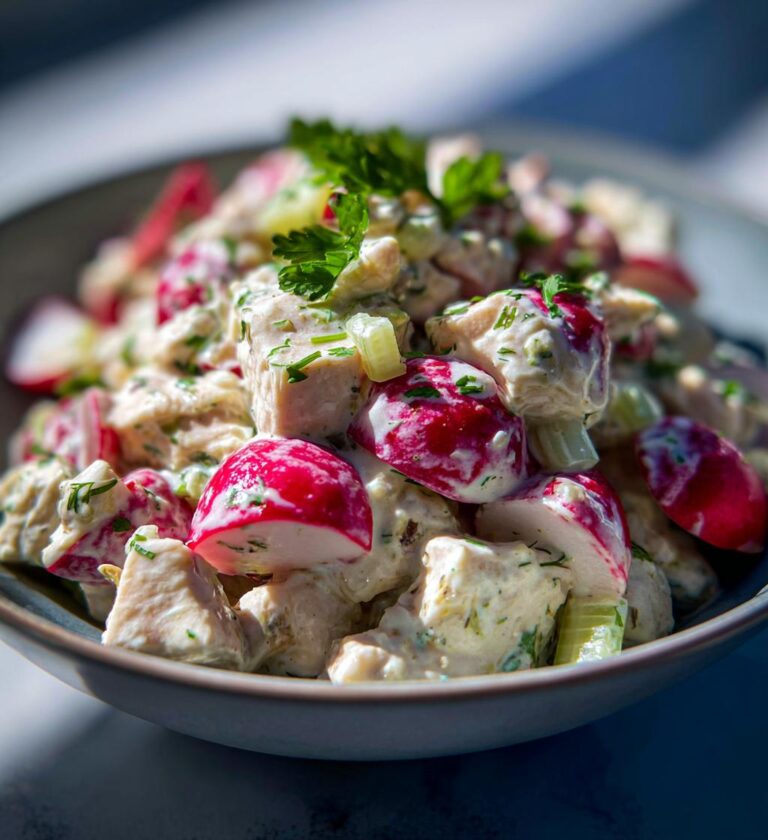 Chicken Salad with Radishes and Lemon