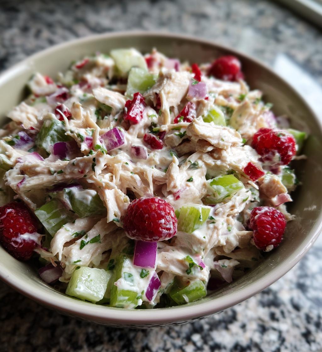Chicken Salad with Raspberries