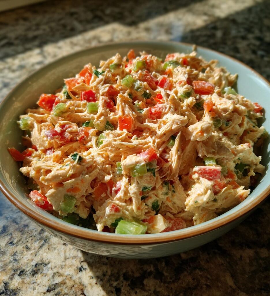 Chicken Salad with Red Peppers