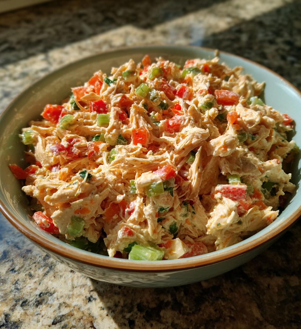 Chicken Salad with Red Peppers
