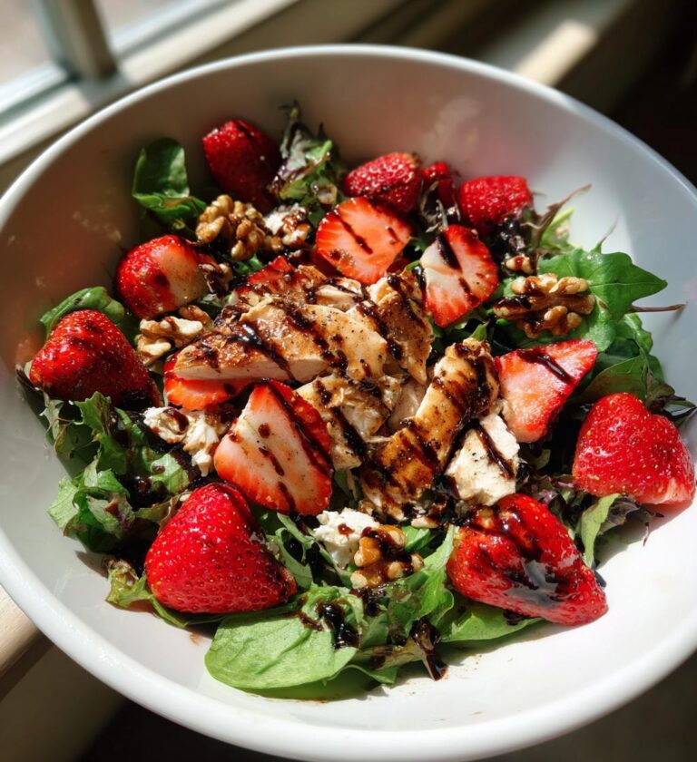 Chicken Salad with Strawberries