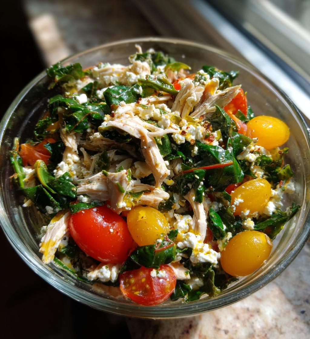 Chicken Salad with Swiss Chard