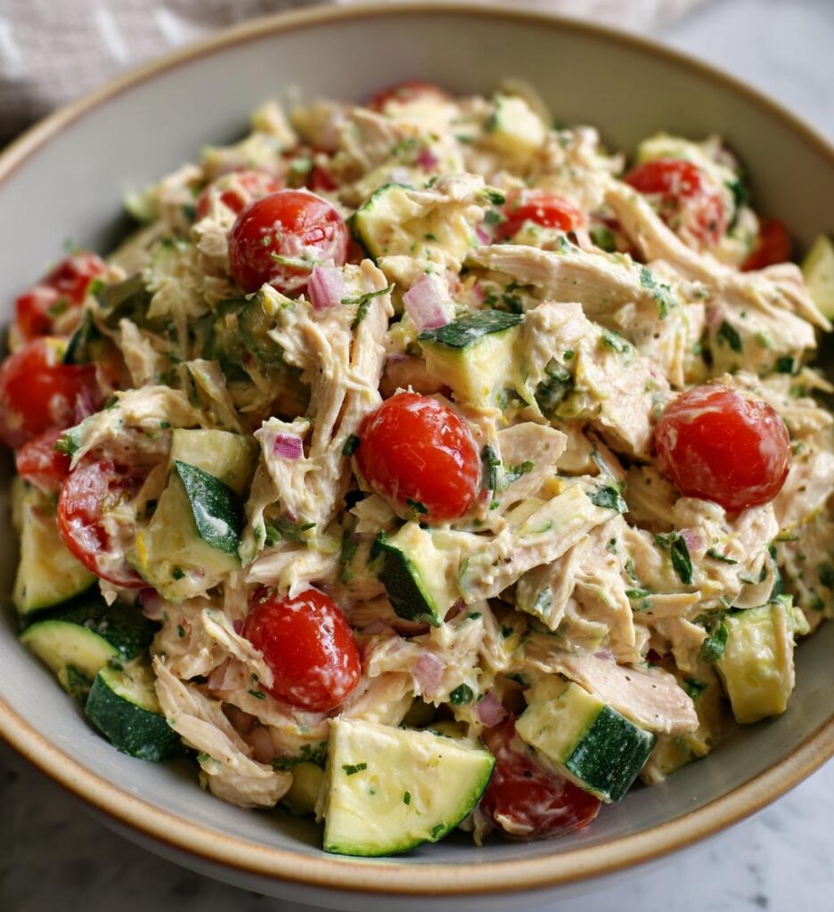 Chicken Salad with Zucchini