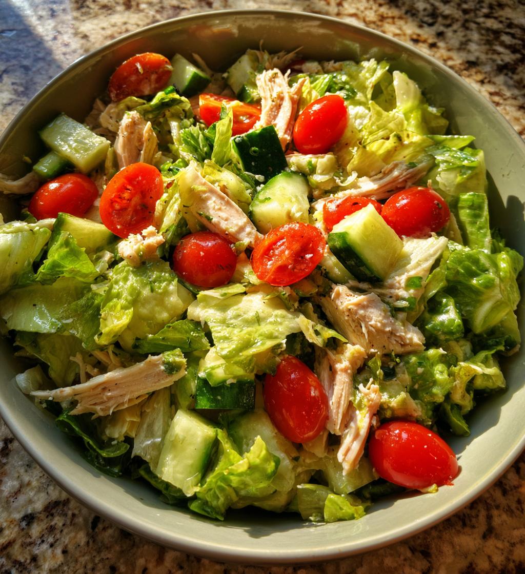 Chicken and Lettuce Salad