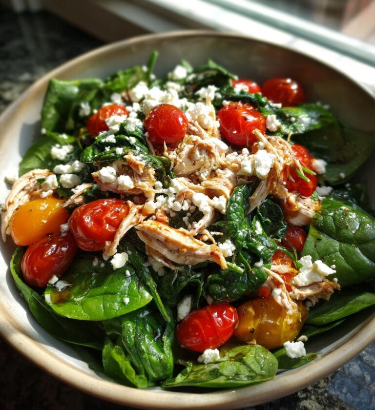 Chicken and Spinach Salad
