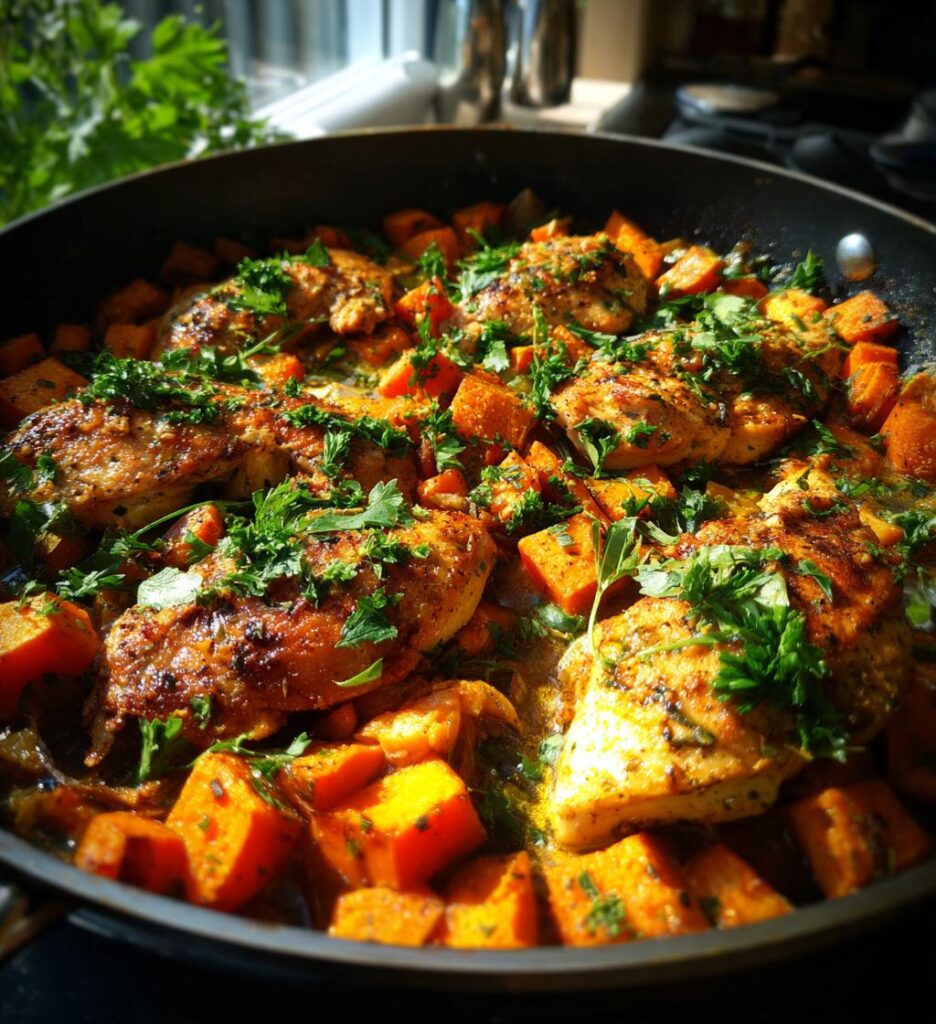 Chicken and Sweet Potato Bake