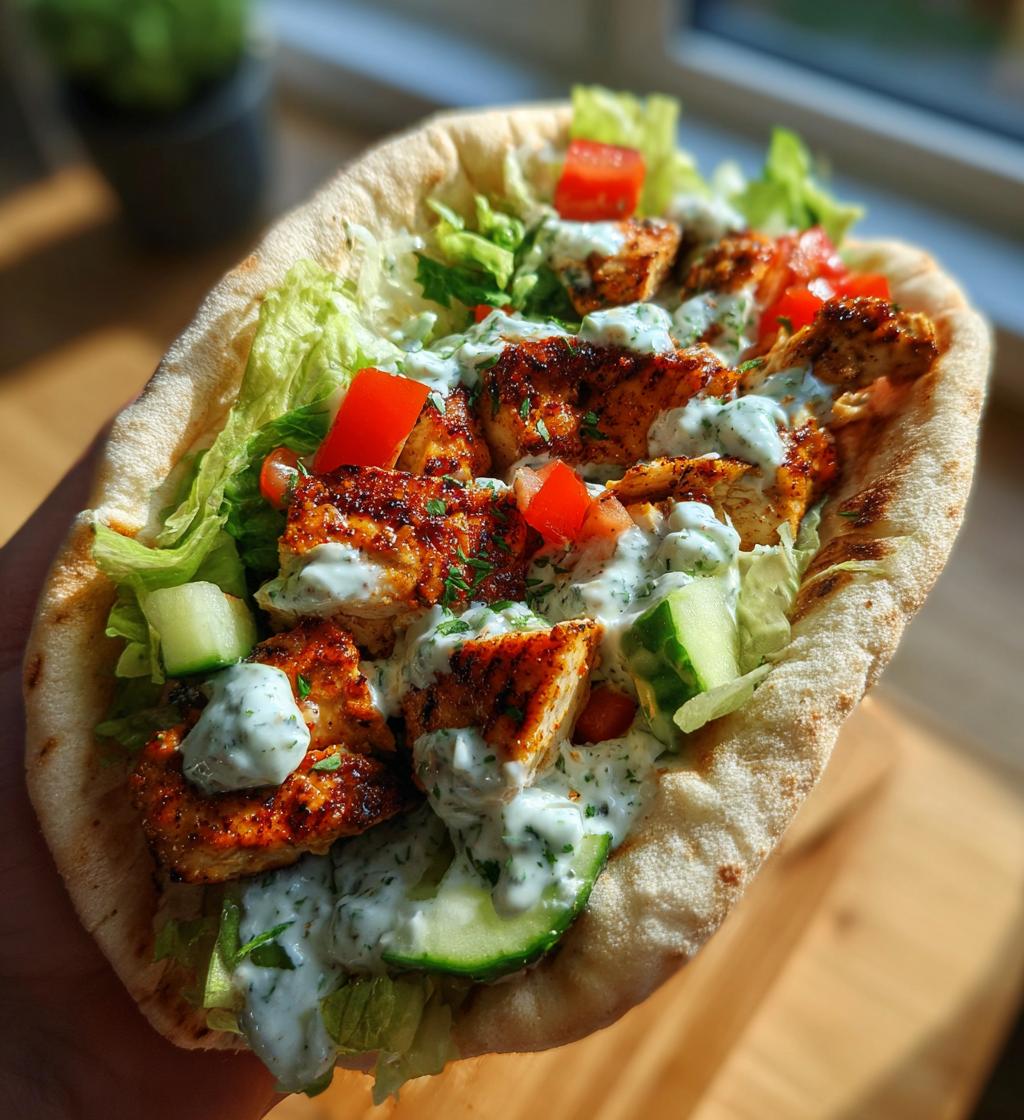 Chicken Gyro Sandwich