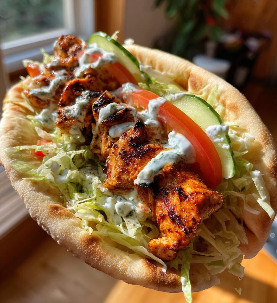 Chicken Souvlaki Sandwich