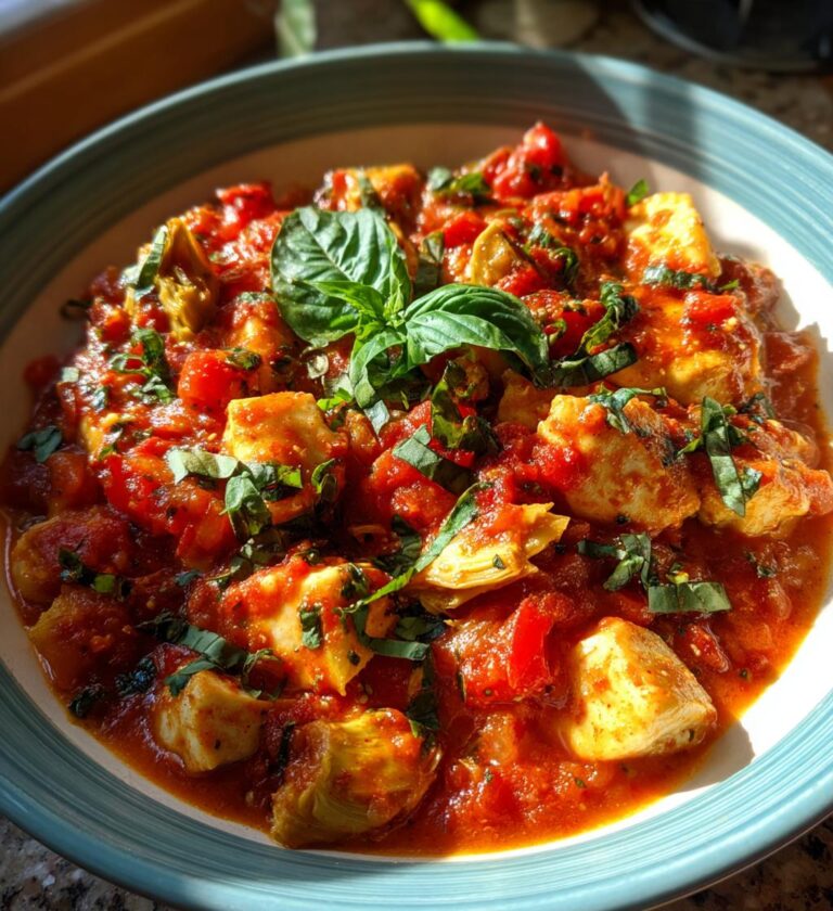 Chicken and Artichoke Arrabbiata