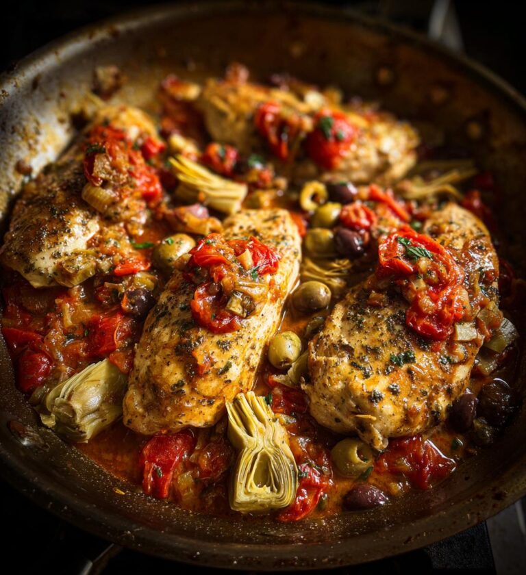 Chicken and Artichoke Puttanesca
