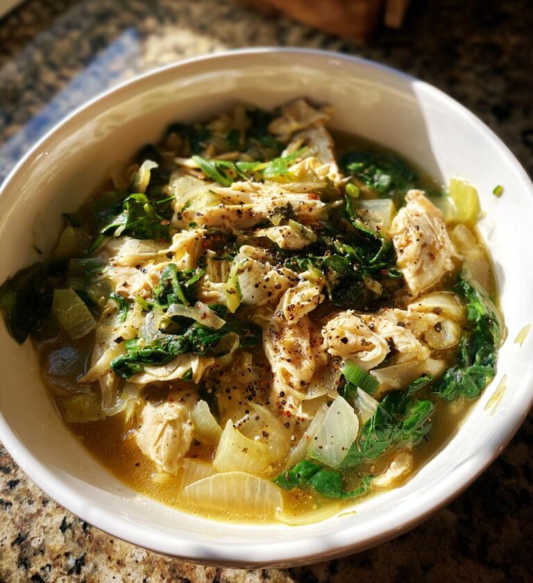 Chicken and Arugula Soup