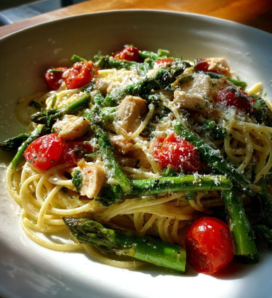 Chicken and Asparagus Primavera